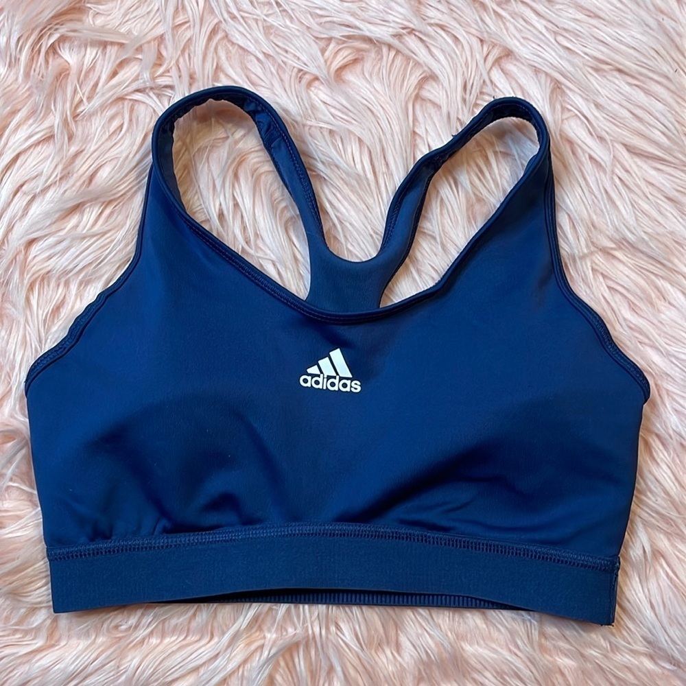 Adidas‎ Dark Blue Sports Bra Size Small